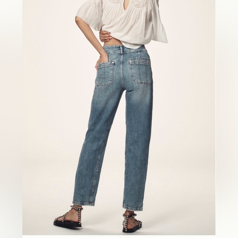 Pilcro: Wander Jeans Mid-rise Relaxed Jeans - Picture 2 of 8